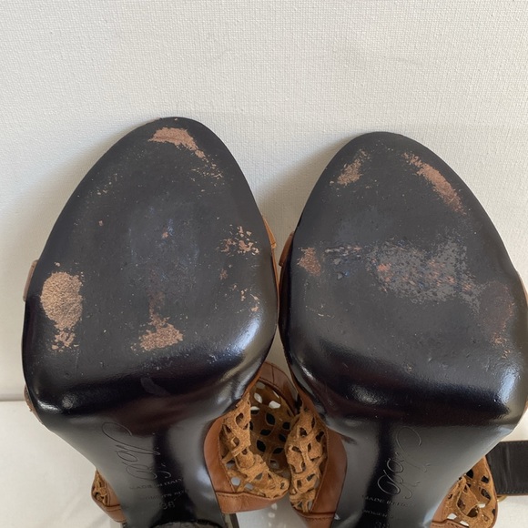 Roger Vivier Epin’ Elle Filoche Leather High Heels Size 38 - Picture 16 of 16